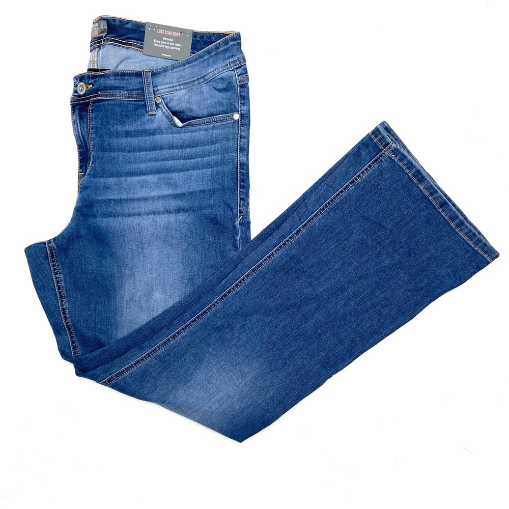 Torrid Mid Rise Luxe Slim Boot Jean